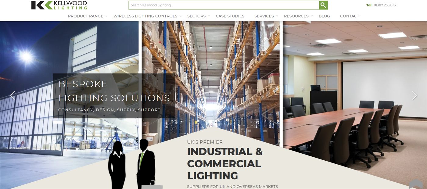 Kellwood Lighting's website today